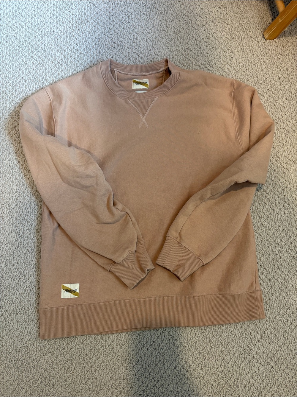 Tracksmith Crewneck Sweatshirt - Tan